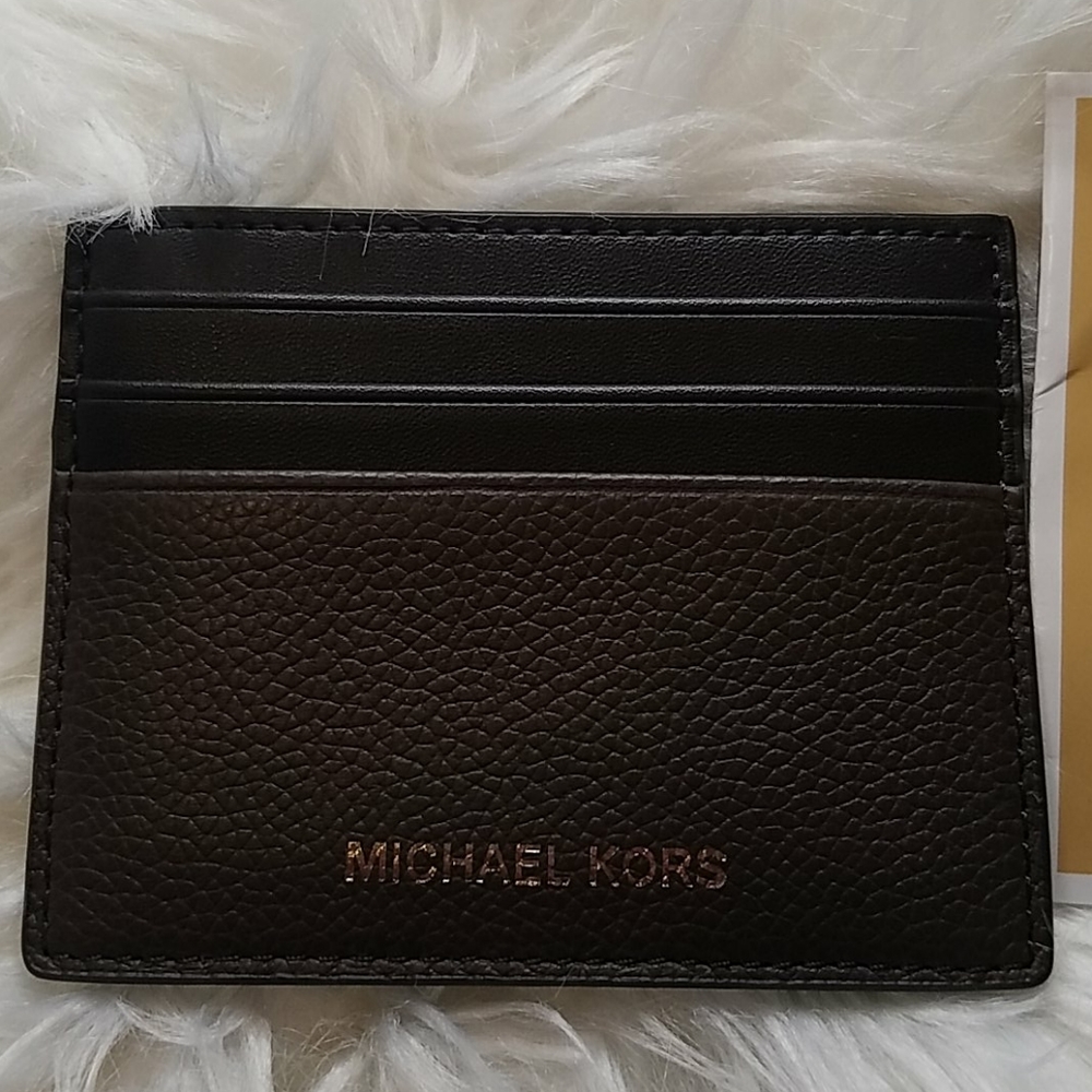 Tall Card Case Leather